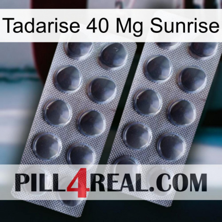 Tadarise 40 Mg Sunrise 31